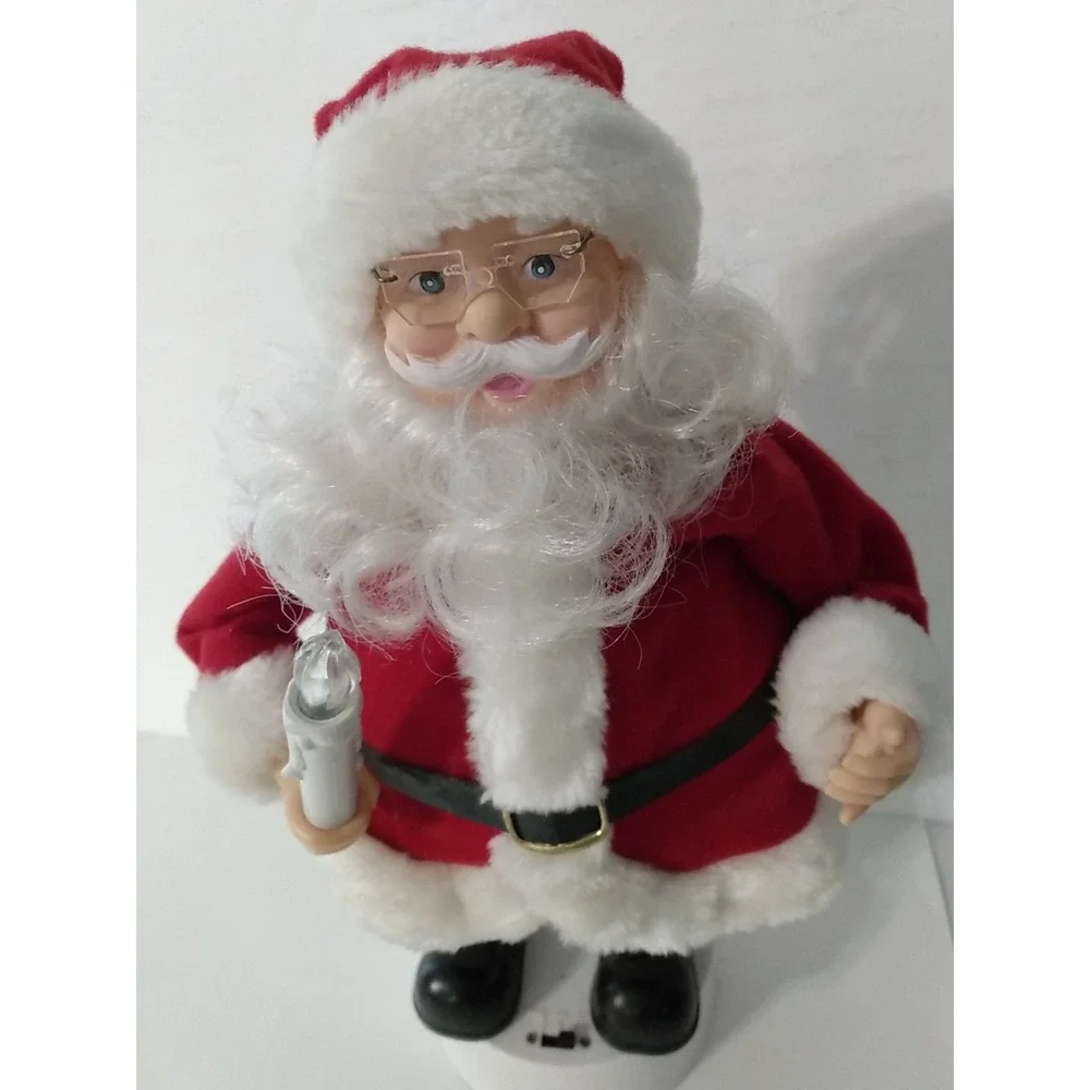 VTG Mr Santa Favorite Folks Music & Illuminated Figurine 15